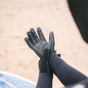 2024 C- Skins Verdrahtet 2mm Handschuhe C-GLWI2 - Black